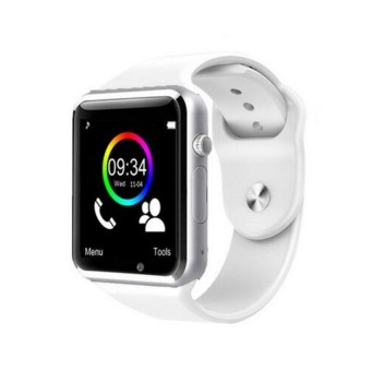A1 Smartwatch 2016 A1 Smart Watch Bluetooth Smart Watch WaterproofSmart Watch For Iphone Android Cell phone 1.54 inch SIM Card(White) - intl