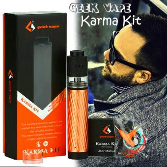 Geek Vape Karma Kit Starter + Dual Atomizer RDA RDTA Like Eleaf Istick Pico - Copper