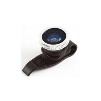 Lesung Lensa Clip Fisheye No 7 for iPhone 4/4s/5/5s - LX-P007 - Black