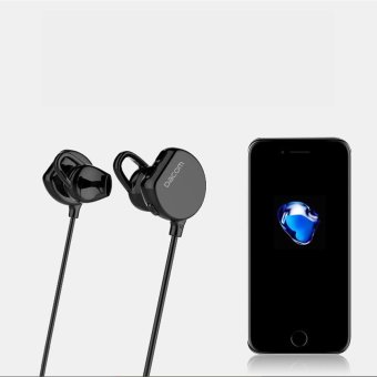 DACOM Sports Bluetooth 4.1 Wireless Stereo Earphone with Mic for iPhone 7 Etc. - Black - intl