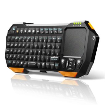 QQ Multifunction Mini Bluetooth Keyboard with Touchpad & Mouse Function for Android / Windows / Mac - Black