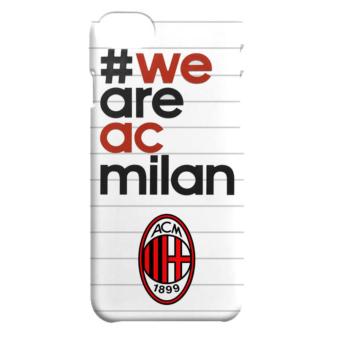 Indocustomcase We Are AC Milan White Case Cover For iPhone 7