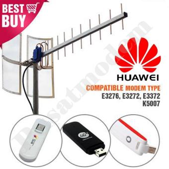 Antena Modem Huawei E3276, E3372, E3272, Vodafone K5007 Dual Pigtail Extreme Gain Support 4G 3G 2G Yagi TXR 175