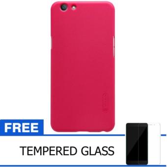 Nillkin Super Frosted Shield Hard Case Oppo F1S / A59 Original - Merah + Gratis Tempered Glass