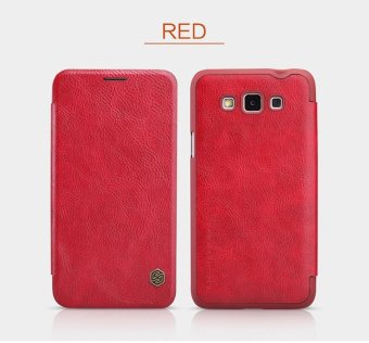 for Samsung Galaxy Grand Max G7200 Nillkin 360 degree protection QIN Series leather Case luxury brand use Fine leather +Package (Red) - intl