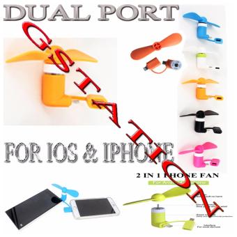 1Shop Mini Fan Dual Usb For Android & Iphone