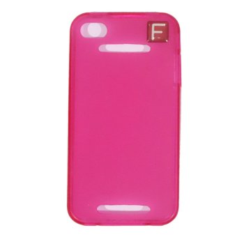 Cantiq Case For Apple iPhone 4G / 4S Soft Jelly Case Air Case 0.3mm / Silicone / Soft Case / Softjacket / Case Handphone / Casing HP - Pink