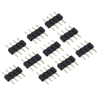 Jetting Buy Plug Adapter Connector Male for LED Strip 30pcs 4-Pin