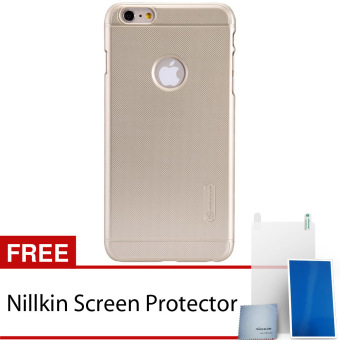 Nillkin iPhone 6 Plus / iPhone 6S Plus Super Frosted Shield Hard Case - Gold + Gratis Nillkin Screen Protector