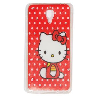Cantiq Case Hello Kitty Shine Swarovsky For Xiaomi MI 4 Ultrathin Jelly Case Air Case 0.3mm / Silicone / Soft Case / Case Handphone / Casing HP - 11