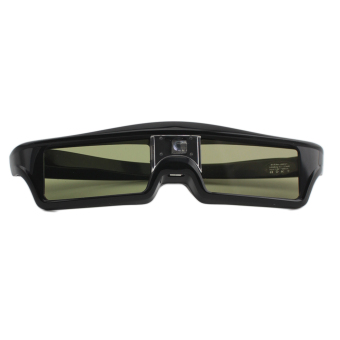 Sorak-sorai 3D IR kacamata Rana Aktif untuk BenQ W1070 W700 W710ST DLP-Link bergambar hitam