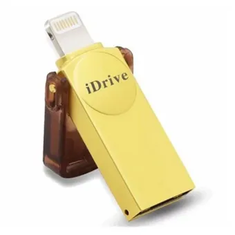 MITPS 256G Mini USB Flash Drive USB Flash Disk for iPhone 7 Android Smart Phone Tablet PC (Gold) - intl