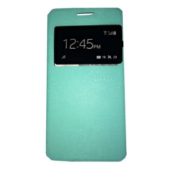 Ume Huawei Y5C / Y5 Batik Flip Shell / FlipCover / Leather Case / Sarung HP / View - Hijau Tosca