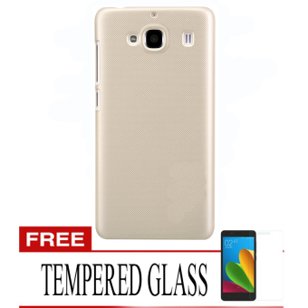 Back Case Xiaomi Redmi 2 Frosted Hard Case Series - Gold + Free Tempered Glass