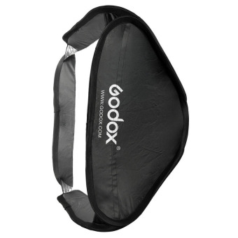 Godox 60 x 60cm / 24\" x 24\" Softbox Diffuser with S-type Bracket Bowens Holder for Speedlite Flash Light