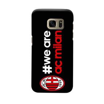 Indocustomcase We Are AC Milan ACM02 Casing Case Cover For Samsung Galaxy S6