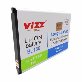 Vizz BL169 Double Power Baterai for Lenovo P70/S560/P800 [2800 mAh]