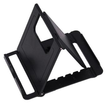 LALANG Mini Cell Phone Holder Stand Folding Tablet PC Universal (Black)