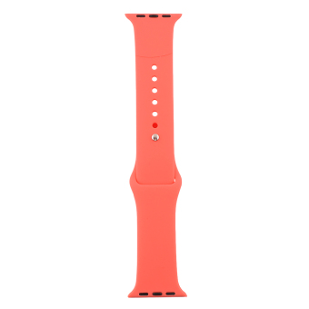 Aukey red Wristwatch watch Band Silicone For Apple Watch 38mm