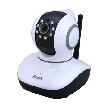 EU PLUG EasyN Mini 10D 1.0MP H.264 CMOS IR-CUT Wireless IP Camera with Pan / Tilt Night Vision EU Plug - 100 - 240V(...)(OVERSEAS) - intl