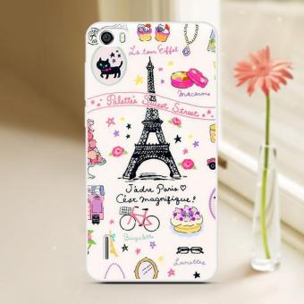 Colorful Clear Silicon Phone Case TPU Cartoon Phone Cover Soft Phone Protect for Huawei Honor 6 / Honor6 - intl