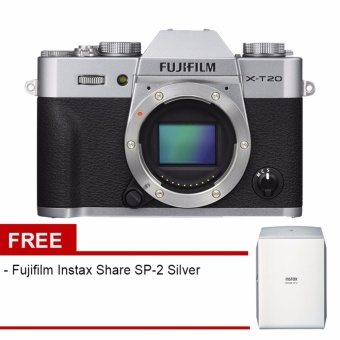 Fujifilm X-T20 Body Only Silver + Fujifilm Instax Share SP-2 Silver