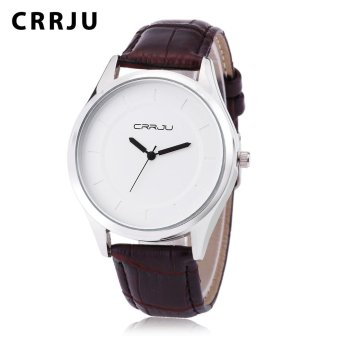 S&L CRRJU 2101 Female Quartz Watch 3ATM Leather Band Imported Movt Wristwatch (Brown) - intl
