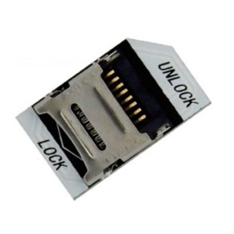 Raspberry Pi TF to MicroSD Card Adapter - Black