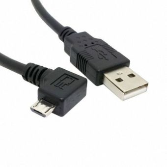 CY Right angled 90 degree Micro USB 5pin Male to USB Data Charge Cable 5ft 1.5m for Cell phone & Tablet ChenYang