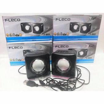 Drcolections Speaker Mini Fleco F-003 USB Power ( hitam )