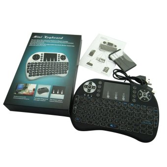 Mini Wireless 2.4Ghz Keyboard Mouse Remote Backlit For Raspberry Pi PC Android - intl