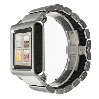 Aluminum LunaTik LYNK Multi-Touch Wrist Watch Band for iPod Nano6th generation Silver - intl