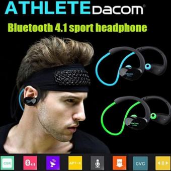 China Brand Earphone Dacom Athlete NFC Wireless Bluetooth V4.1 Headset Sport Handsfree Headphones Stereo Music Earphones with microphone - intl