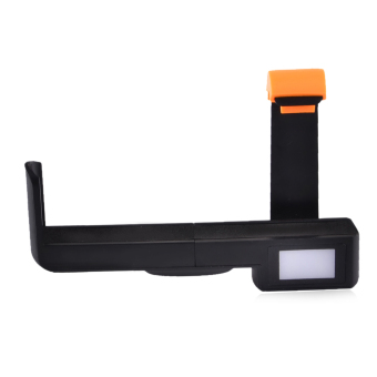 ZUNCLE Bluetooth Selfie Stick \"L\" Shaped Stand w/ LED Fill Light(Black + Orange)