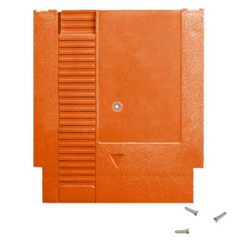 Portable ABS Hard Case Shock-proof Daily Life Waterproof Anti-damage Wear-resistant Shell Replacement for Nintendo NES Game Card Cartridge Orange - intl