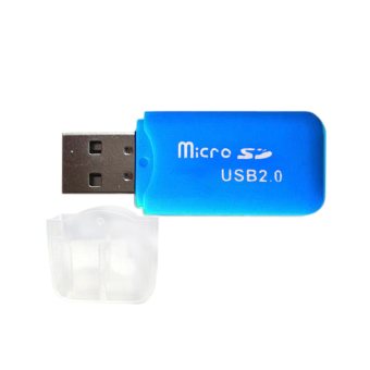 High Speed Micro SD TF Memory Card Reader (Blue) (Intl)