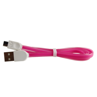 ELENXS 1M Micro USB Sync Cable Charger Data For Samsung Galaxy S3 S4 HTC LG (Rose Red) (Intl)