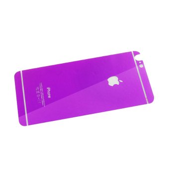 Carejoy (TM) Electroplating/ Tempered Glass Screen Protector【Front + Back】for iPhone 6 (Purple)