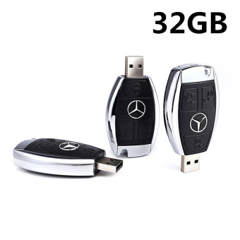 LCFU764 32 GB USB Flash Drive Mercedes-Benz pena Drive Pendrive kunci mobil Disk U - International