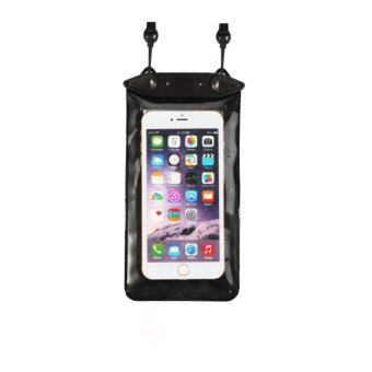 Lantoo PVC Waterproof Phone Case Underwater Phone Bag Pouch Dry(4.8\" TO 6.0\") with IPX8 Certificate For Iphone 6/6 plus For Samsung Galaxy note 3 For HTC ETC-black - intl