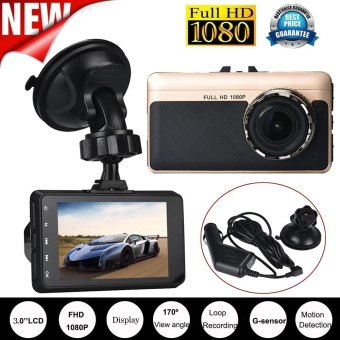 3.0” HD 1080P Car Dash Cam DVR Video Recorder IR Night Vision Camera Tachograph - intl