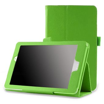 Acer Iconia Tab 8 A1-840FHD A1-840 FHD 8.0-Inch Tablet Case - PU Leather Multi-Angle Stand Auto Sleep Wake Magnetic Smart Cover (Green)