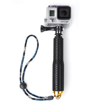 Vanker Camera Extendable Selfie Stick Handheld Monopod Holder for Gopro Hero 2 3 3+ 4 (Golden)