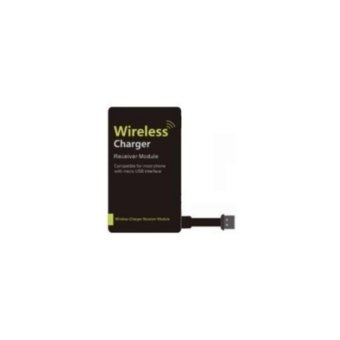 Powerqi M3 Universal Micro USB Receiver Card - Sudut Kanan Atas / Sudut Kiri Bawah - Black