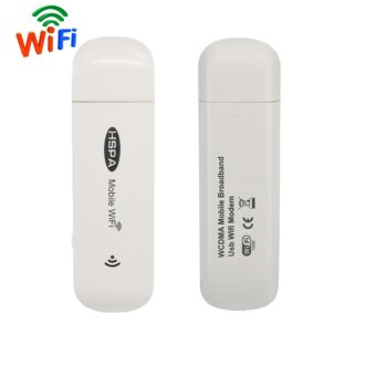 FLORA MF230 150Mbps 3G Portable Wireless Router and Wifi Internet USB Modem (white) - intl