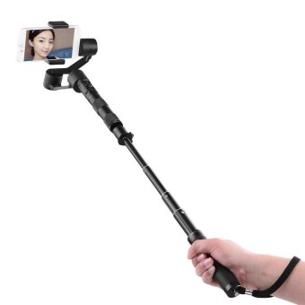Extension Pole Extension Shrink Bar 6-Section Adjustable Length 18cm to 71.5cm 1/4\" Screw Mount for Zhiyun Rider-M Rider-2 Smooth-C Smooth-C+ Smooth-C II Evolution 3-Axis Handheld Steady Gimbal for Feiyu WG G4S Gimbal Outdoorfree - intl