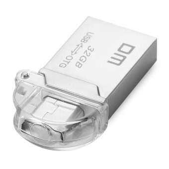 DM PD008 32G USB 2.0 + Micro USB OTG U Disk (SILVER)
