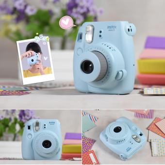 Fujifilm Instax Mini 8 Camera Film Photo Instant Cam Pop-up Lens Auto Metering Blue Outdoorfree - intl