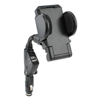 Car Holder Stand with USB Charger ZY-501 Black