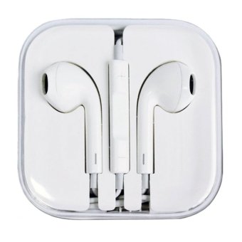 OEM Apple Earphone iPhone 5 /5c /5s Handsfree Headset - Putih
